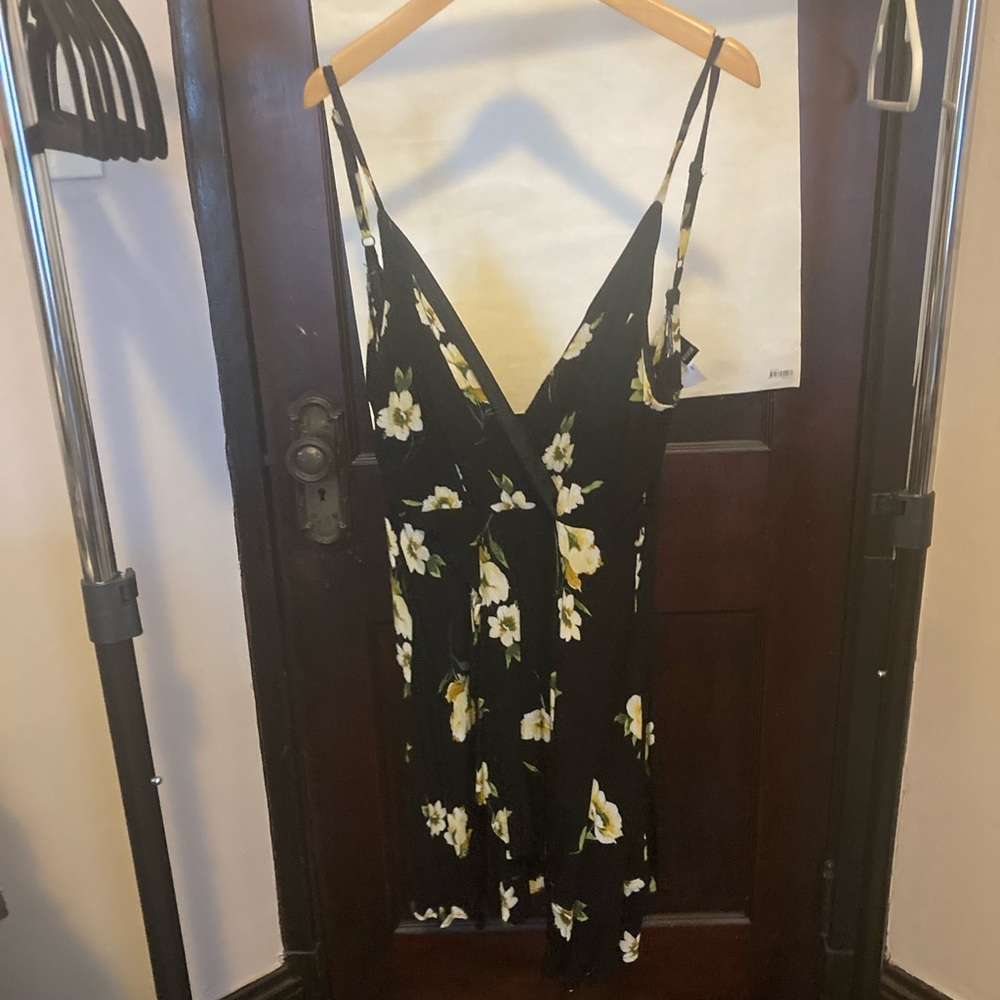 Windsor Black Floral Mini Dress